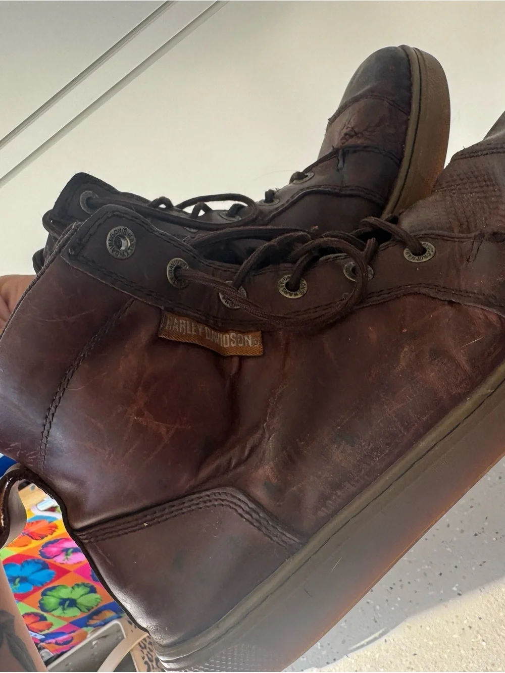 Harley-Davidson reinforced inspired leather